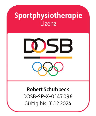 DOSB Sportphysiotherapie Robert Schuhbeck München